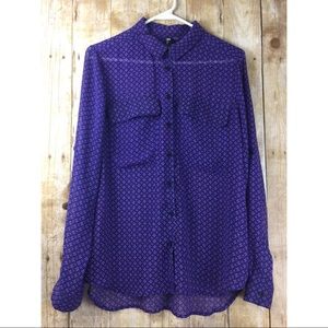 Anthropologie Button Down Blouse